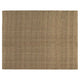 Quell 8 x 10 Handwoven Area Rug Natural Brown Seagrass Braided Design By Casagear Home BM299319