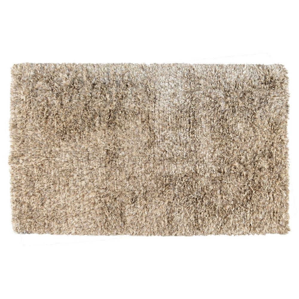 Harbinger 5 x 8 Shag Area Rug Eco Friendly Handwoven Fabric Blend Brown By Casagear Home BM299322
