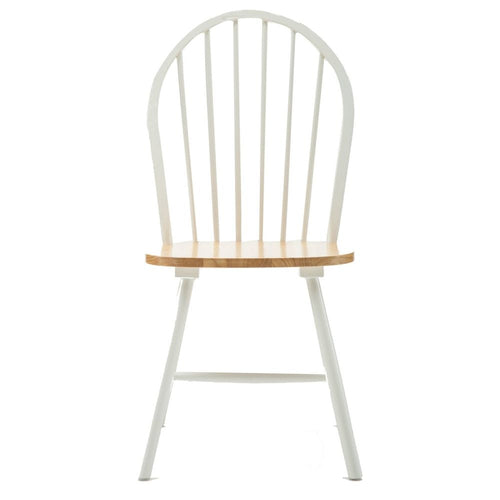Nova 18" Windsor Dining Chair, Set of 2, Farmhouse, White By Casagear Home