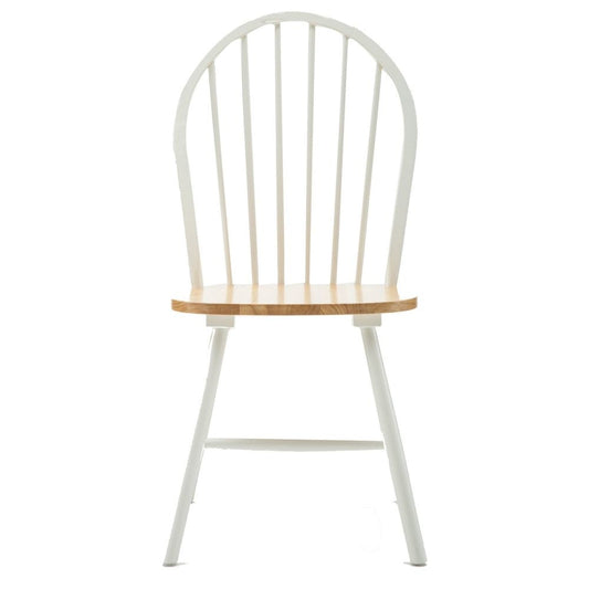 Nova 18" Windsor Dining Chair, Set of 2, Farmhouse, White By Casagear Home