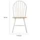 Nova 18 Windsor Dining Chair Set of 2 Farmhouse White By Casagear Home BM299381
