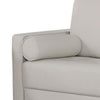 Quzi 52 Loveseat USB Port Bolster Pillows Off White By Casagear Home BM299607