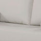 Quzi 52 Loveseat USB Port Bolster Pillows Off White By Casagear Home BM299607