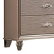 Jisoo 44 Tall Textured Dresser Crystal Accents Gold By Casagear Home BM300563