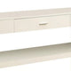 Stub 47 Wood Sofa Console Table 1 Drawer Glossy White By Casagear Home BM300720
