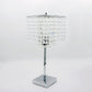 20" Table Lamp, Hanging Crystal Accent Shade, Chrome Base By Casagear Home