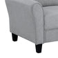 Engi 58 Loveseat Gray Polyester Attached Back Cushion By Casagear Home BM301036