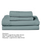 Edra 4 Piece Microfiber Queen Sheet Set with Lace Teal Gray By Casagear Home BM301870