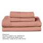 Edra 4 Piece Microfiber Full Sheet Set with Lace Dusty Pink By Casagear Home BM301879