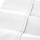 Myla 4 Piece Queen Sheet Set Stitched White Microfiber By Casagear Home BM301890