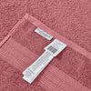 Naja 6 Piece Cotton Towel Set Jacquard Pattern White Pink By Casagear Home BM301923