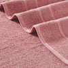 Oya 6 Piece Cotton Towel Set Quatrefoil Stitch White Pink By Casagear Home BM301929