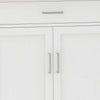 36 Kitchen Islend Towel Rack Double Door Cabinet White By Casagear Home BM301945