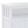 Zoh 40 Double Door Sideboard Console Cabinet Shelf White By Casagear Home BM302003