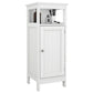 32" Tall Storage Cabinet with 1 Open Shelf, Crisp White By Casagear Home