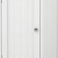 32 Tall Storage Cabinet with 1 Open Shelf Crisp White By Casagear Home BM302019