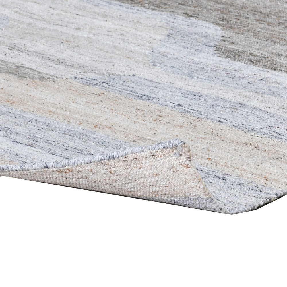 Yuz 2 x 3 Indoor Outdoor Small Area Rug with Beige Gray Abstract Tones By Casagear Home BM302336