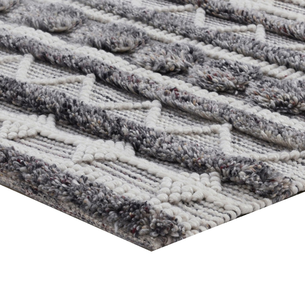 Ako 2 x 3 Indoor Outdoor Small Area Rug Ivory Abstract Design Gray Tones By Casagear Home BM302350