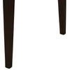 59 Inch Rectangular Dining Table Tapered Legs Dark Cappuccino Brown Wood By Casagear Home BM302437