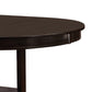 60 Inch Counter Height Table with Storage Open Shelf 6 Seater Brown By Casagear Home BM302498