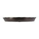 18 Inch Aluminum Decorative Tray Cut Out Handles Wood Grain Texturing By Casagear Home BM302602