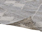 Modern 3 x 8 Runner Area Rug Handwoven Geometric Pattern Gray Multicolor By Casagear Home BM302984