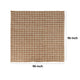 Obi 8 x 8 Square Handwoven Area Rug Ivory Checkered Patterns Brown Jute By Casagear Home BM303023