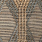 Mako 6 x 9 Medium Large Area Rug Handwoven Jute Geometric Brown Slate By Casagear Home BM303024