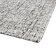 Kio 2 x 3 Small Heather Area Rug Handwoven New Zealand Wool Gray Ivory By Casagear Home BM303055