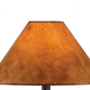 Iva 29 Inch Table Lamp Hydrocal Curved Round Base Rich Espresso Brown By Casagear Home BM304978