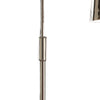 63 Inch Floor Lamp, Cone Metal Shade, Round Base, Silver Finish By Casagear Home