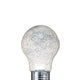 Zoom 66 Inch Floor Lamp Globe Glass Shade in a Bulb Design Silver By Casagear Home BM309003