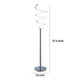 Sun 58 Inch Floor Lamp Accent Twisted Modern Design LED Chrome Base By Casagear Home BM309032