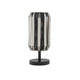 Pin 14 Inch Table Lamp, Accent Cylinder Metal Shade, Round Base, Black By Casagear Home