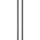 Pin 59 Inch Floor Lamp Drum Shade Metal Base Accent Round Base Black By Casagear Home BM309044