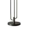 Zen 67 Inch Floor Lamp, 3 Drum Fabric Shades, Round Metal Base, Gray By Casagear Home