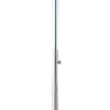 Fizo 60 Inch Floor Lamp, LED Light, Metal Base with Touch Switch, Chrome By Casagear Home