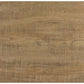 Nette 47 Inch Coffee Table with Rough Hewn Saw Marks, Wood, Natural Brown By Casagear Home