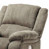 Wie 39 Inch Power Recliner Chair, Rocker, Pewter Gray Chenille Upholstery By Casagear Home