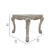 Ally 28 Inch Side End Table Aspen Wood Classic Scrollwork Polyresin By Casagear Home BM309395