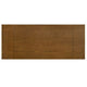 Hilly 59-83 Inch Extendable Dining Table Rubberwood Brown and Black By Casagear Home BM309477