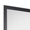 Lala 40 x 40 Inch Dresser Mirror, Modern Rectangular Shape, Black Finish By Casagear Home
