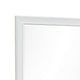 Limi 37 x 43 Dresser Mirror Modern Wood Frame White Brushed Finish By Casagear Home BM309521