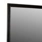 Umi 39 x 39 Dresser Mirror, Molded Design Solid Wood Black Square Frame By Casagear Home