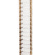 Lizy 24 Inch Tall Thin Table Lamp Crystal LED Metal Frame Antique Brass By Casagear Home BM309668