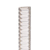 Lizy 24 Inch Table Lamp with Crystal LED Metal Frame Nickel Finish By Casagear Home BM309671