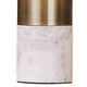 Lumina 15 Inch Table Lamp Antique Brass Metal Marble Dome Shape Gold By Casagear Home BM309679
