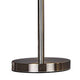 Spark 23 Inch Table Lamp with Metal Base and 2 Geometric Shades Gold By Casagear Home BM309682