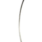 79 Inch Arc Floor Lamp, Metal Base, Fabric Drum Shape Shade, Silver   By Casagear Home
