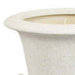 Ravi 20 Inch Planter, Ceramic Vintage Urn Design, Indoor, Outdoor, White By Casagear Home